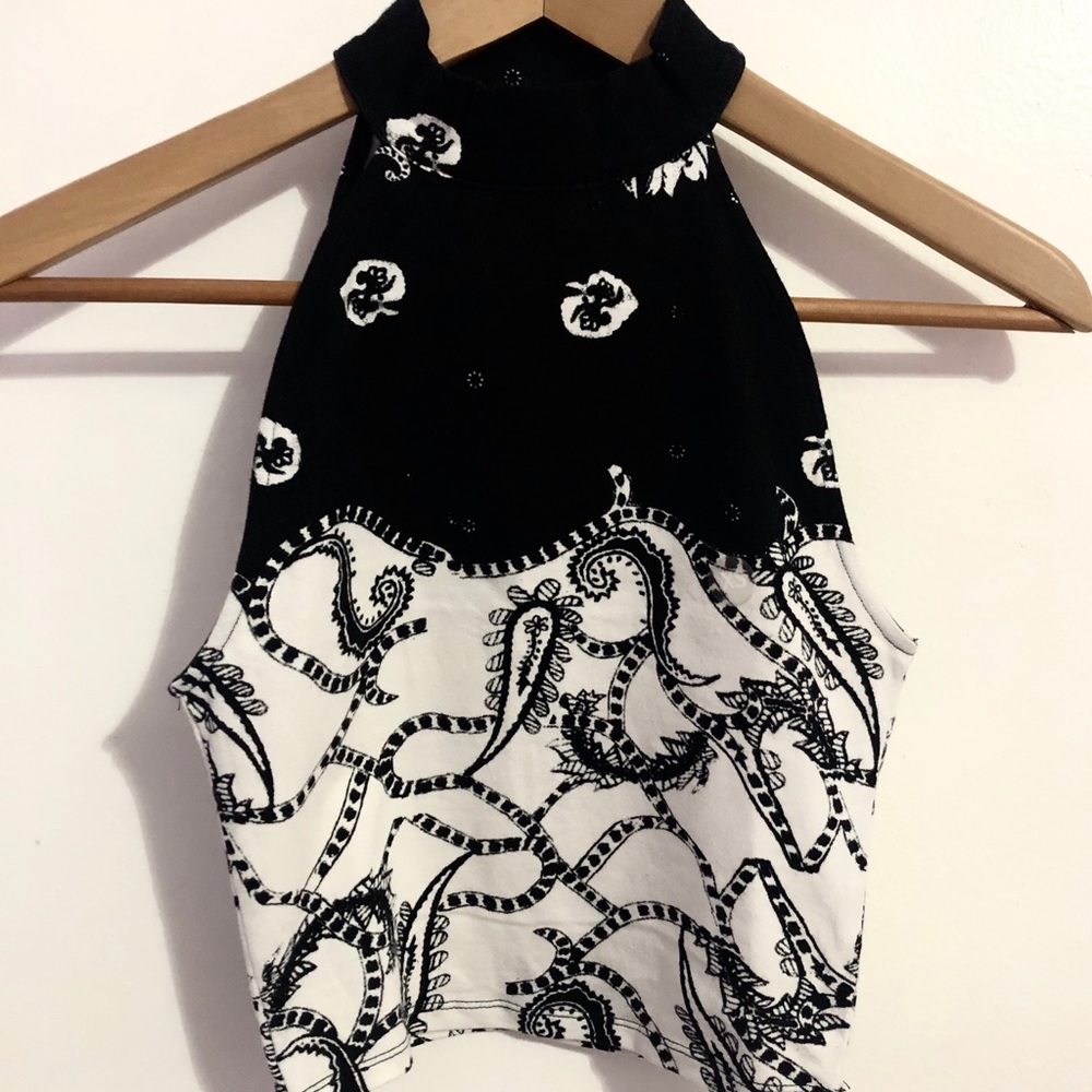 Print Halter Top